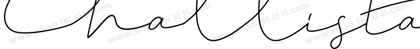 Challista Alternativ字体转换